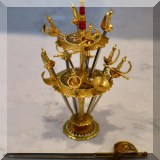K04. Sword hors d'oeuvre stand with swords picks. - $32 
